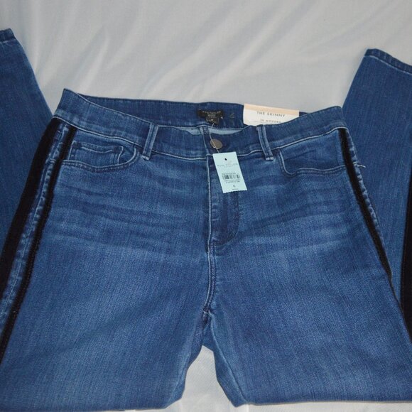 Ann Taylor Jeans NWT skinny size 6P dark blue - Picture 1 of 4